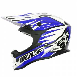 Wulfsport Advance Blue Motocross Helmet