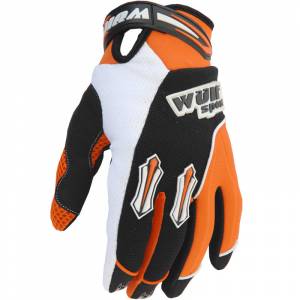 Wulfsport Kids Stratos Cub Orange Motocross Gloves