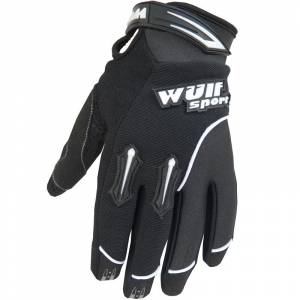 Wulfsport Kids Stratos Cub Black Motocross Gloves