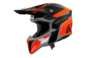 Airoh Wraaap Conquer Orange Matt Motocross Helmet
