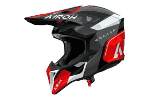 Airoh Wraap Conquer Red Gloss Motocross Helmet