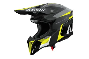 Airoh Wraaap Conquer Yellow Matt Motocross Helmet