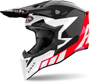 Airoh Wraap Reloaded Red Gloss MX Helmet
