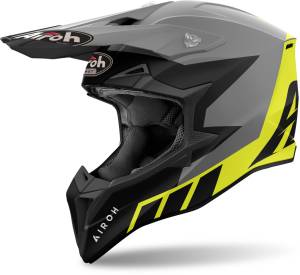 Airoh Wraap Reloaded Yellow Matt MX Helmet