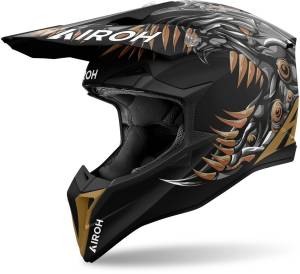 Airoh Wraap Cyborg Matt MX Helmet