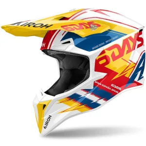Airoh Wraaap Six Days Spain Limited Edition MX Helmet