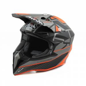 Airoh Wraap Mood Orange Motocross Helmet