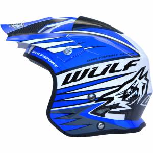 Wulfsport Tri Action Blue Trials Helmet