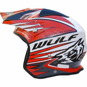 Wulfsport Tri Action Red Trials Helmet