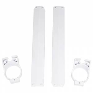 UFO Yamaha YZ 125 250 360 (1989) White Fork Slider Protectors