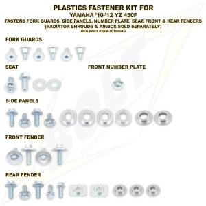 Bolt Hardware Yamaha YZ-F 450 2010-13 Plastic Fastener Kit