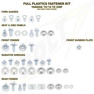 Bolt Hardware Yamaha YZ-F 250 WR-F 450 Full Plastics Fastener Kit