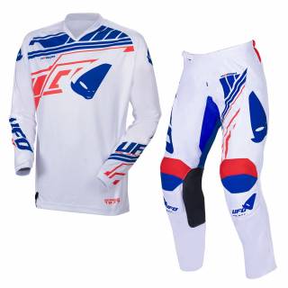 UFO Heron White Motocross Kit Combo