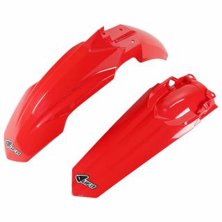UFO Honda CRF 250R (18-21) CRF 250RX (19-21) CRF 450R/RX (17-20) Red OEM Factory Fenders Kit