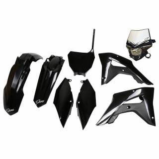 UFO Plastic Kit Honda CRF 250RX 450RX Black