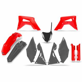 UFO Honda CRF 250R (18-21) 450R (17-20) Limited Edition Red Grey Plastic Kit