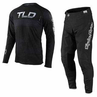 Troy Lee Designs SE Ultra Grime Black Charcoal Motocross Kit Combo