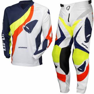 UFO Shade White Motocross Kit Combo