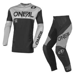 Maillot O'Neal Youth Element Racewear V.23 - Motocross MX - Noir/Gris - Neuf