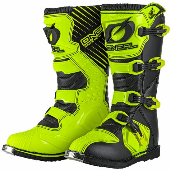 Yellow motocross boots cheap