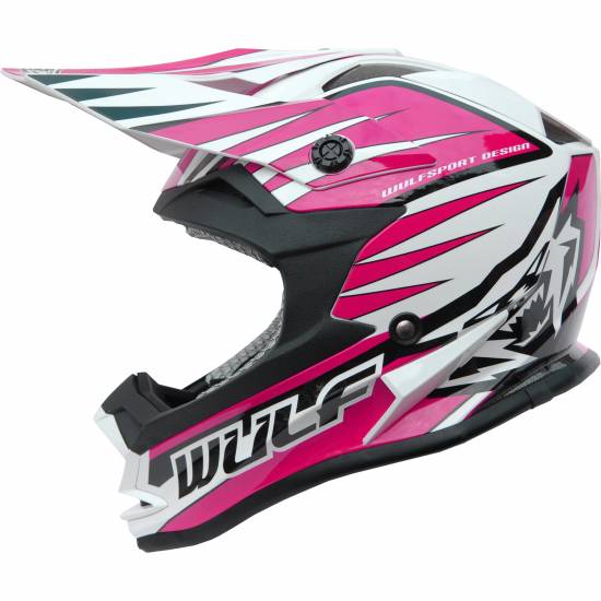 Pink mx helmet sales