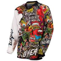 ONeal Mayhem Crank Black Multi Motocross Jersey