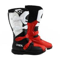 ONeal Rider Pro Black White Red Motocross Boots