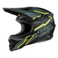 ONeal 3 Series Voltage Black Neon Yellow Motocross Helmet