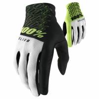 100% Celium Fluo Yellow Motocross Gloves