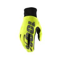 100% Hydromatic Neon Yellow Waterproof Motocross Gloves
