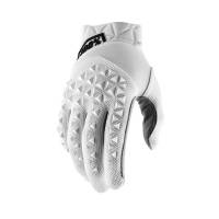 100% Airmatic White Motocross Gloves