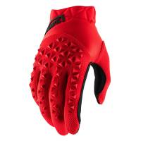 100% Kids Airmatic Red Black Motocross Gloves