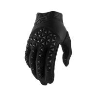 100% Airmatic Black Charcoal Motocross Gloves