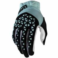 100% Airmatic Sky Blue Black Motocross Gloves