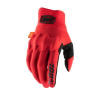 100% Cognito Red Black Motocross Gloves