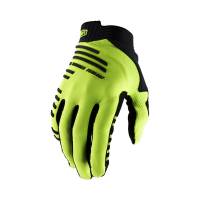 100% R-Core Fluo Yellow Motocross Gloves