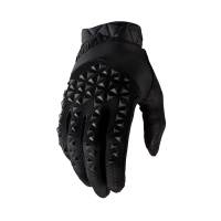 100% Geomatic Black Motocross Gloves