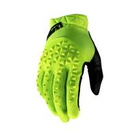 100% Geomatic Fluo Yellow Motocross Gloves