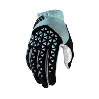 100% Geomatic Sky Blue Motocross Gloves