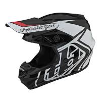 Troy Lee Designs GP Overload Black White Motocross Helmet