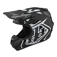 Troy Lee Designs GP Overload Camo Black Grey Motocross Helmet