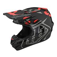 Troy Lee Designs GP Overload Camo Black Rocket Red Motocross Helmet