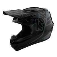 Troy Lee Designs GP Silhouette Black Grey Motocross Helmet