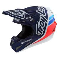 Troy Lee Designs SE4 Composite Silhouette Team Navy Motocross Helmet
