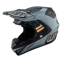 Troy Lee Designs SE4 Composite Flash Grey Silver Motocross Helmet