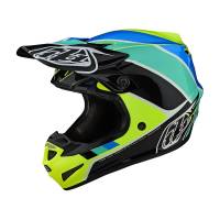 Troy Lee Designs Kids SE4 Polyacrylite Beta Yellow Black Motocross Helmet