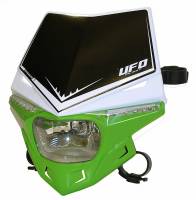 UFO Stealth headlight 12V 35W - White Green