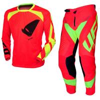UFO Proton Neon Red Motocross Kit Combo
