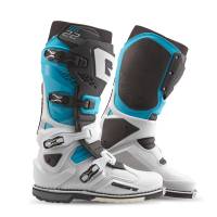 Gaerne SG22 MX Boots - White Black Light Blue