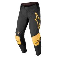 Alpinestars Techstar Quadro Black Yellow Tangerine Motocross Pants